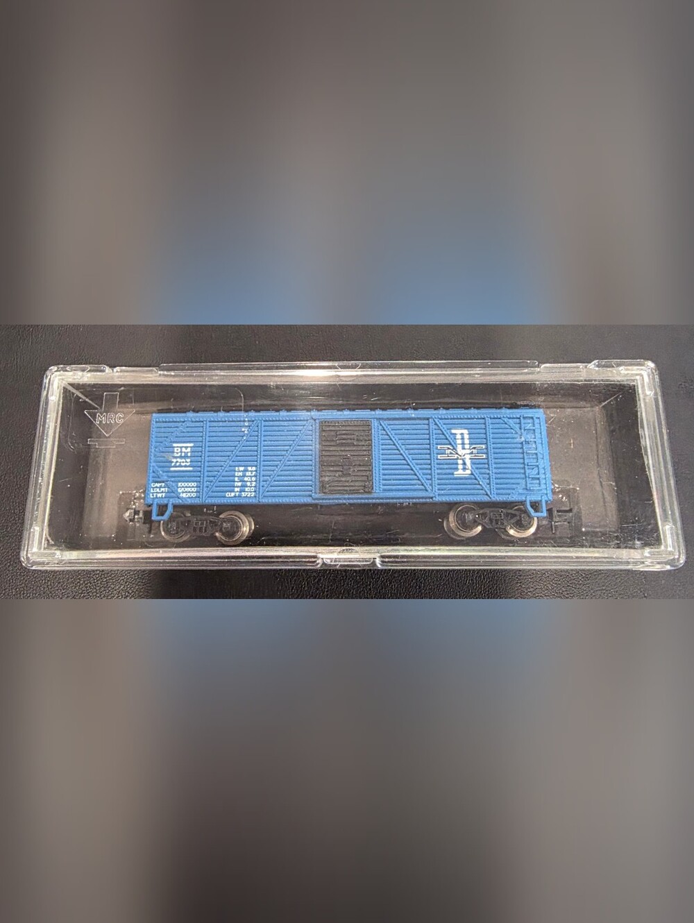 MRC N Scale Boston & Maine Woodside Boxcar